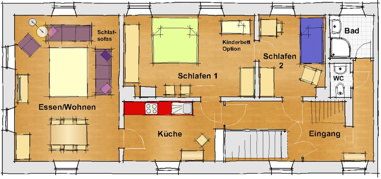 Landhausgarten Bunzmann Berg  Exterior foto
